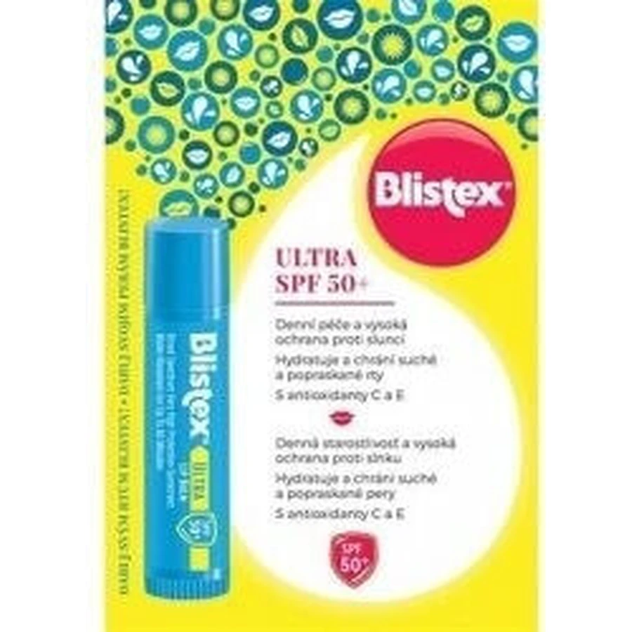 Blistex ULTRA SPF 50+ 1×4,25 г, бальзам для губ: ціни та характеристики