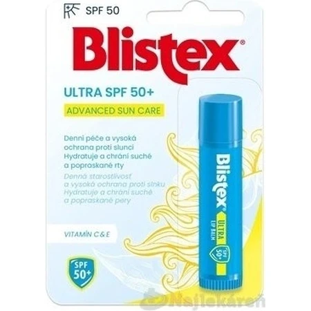 Blistex ULTRA SPF 50+ 1×4,25 г, бальзам для губ: ціни та характеристики