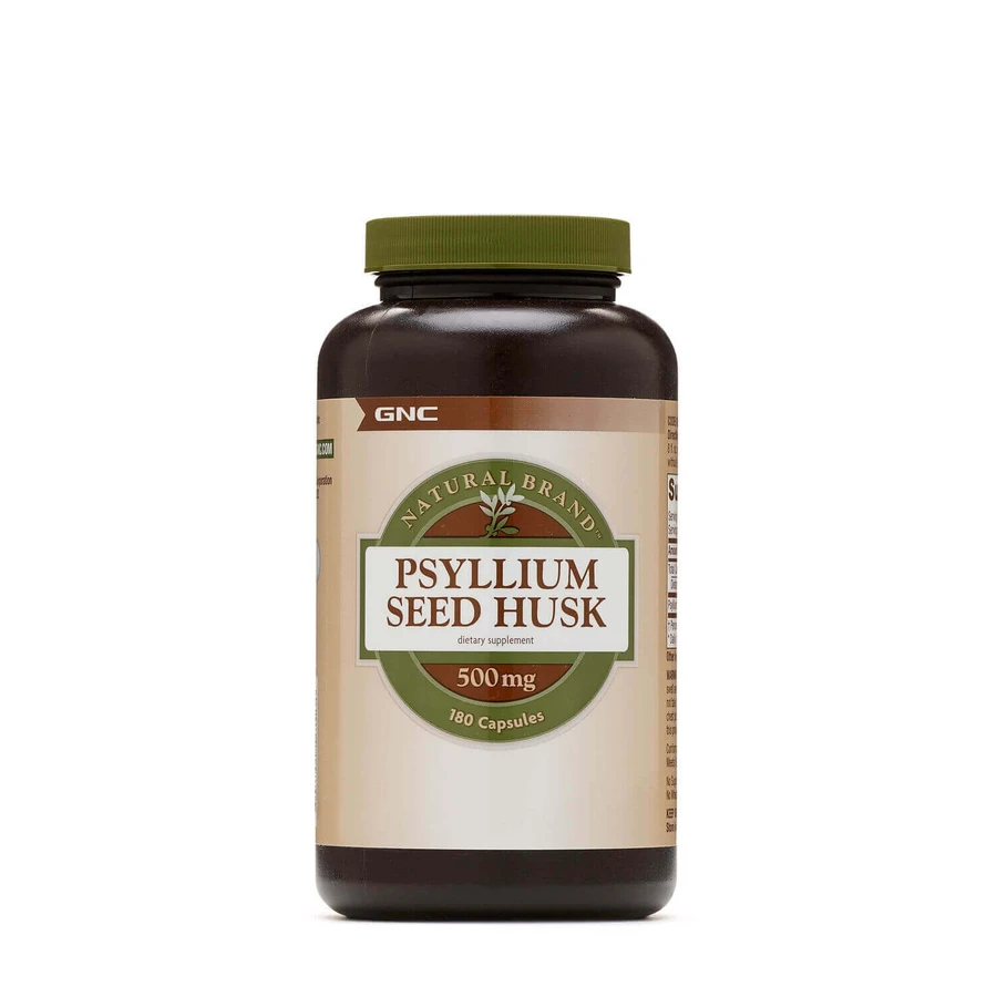 Gnc Natural Brand Psyllium Seed Husk лушпиння 500 мг, декордикат насіння псилію, 180 Cps: ціни та характеристики