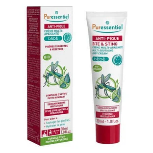 Крем для тіла Puressentiel Bite&Sting Ointment Soothing Baby від укусів комах, заспокійливий, з 6 місяців, 30 мл
