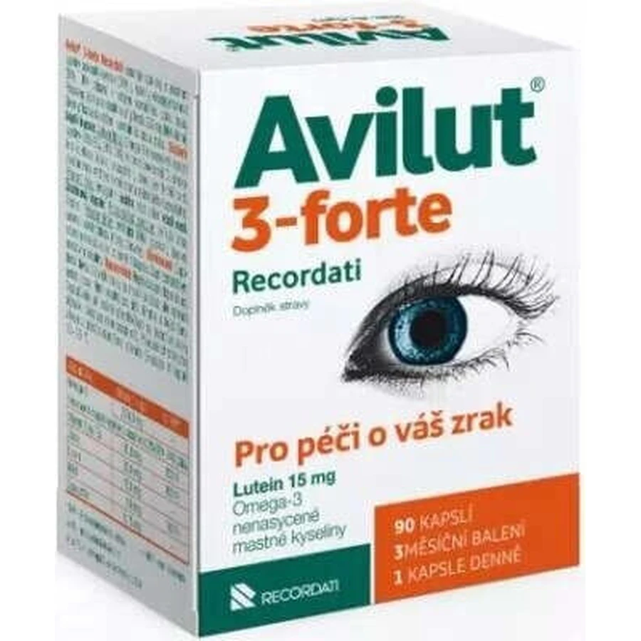 AVILUT 3-forte Recordati: цены и характеристики