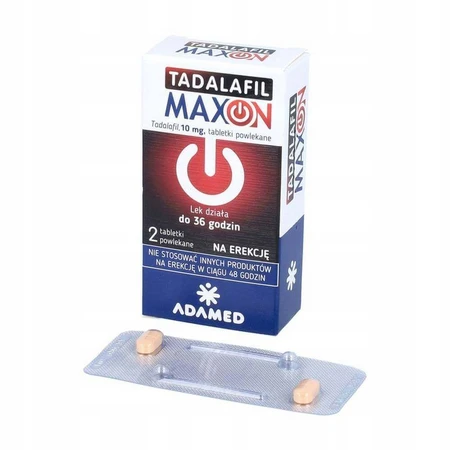 Тадалафил Максон 10 мг Adamed Tadalafil Maxon, 4 таблетки, покрытые пленочной оболочкой: цены и характеристики