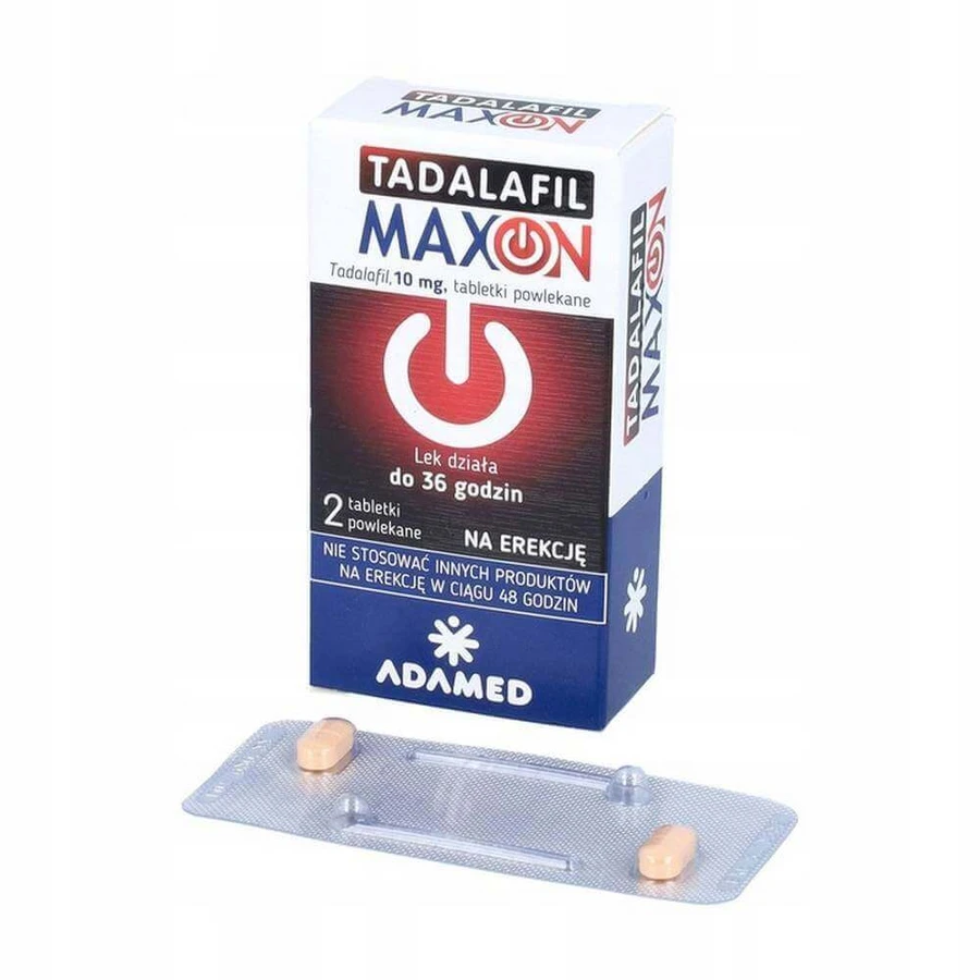 Тадалафил Максон 10 мг Adamed Tadalafil Maxon, 4 таблетки, покрытые пленочной оболочкой: цены и характеристики