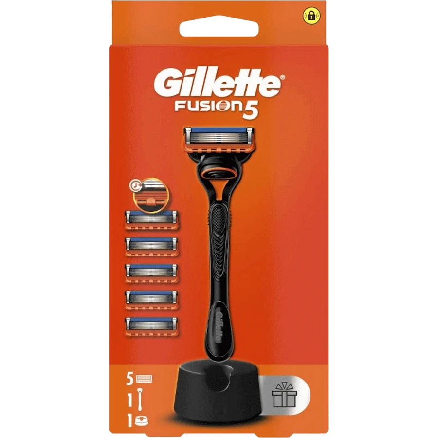 Gillette Fusion5 + головка 5 шт: ціни та характеристики