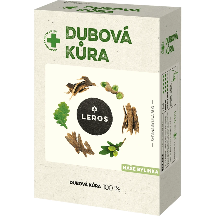 Лерос Кора дуба 75 г: ціни та характеристики