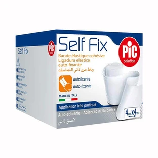 Pic Solution Self Fix, эластичный бинт, самоклеящийся, 4 см x 4 м, 1 шт.