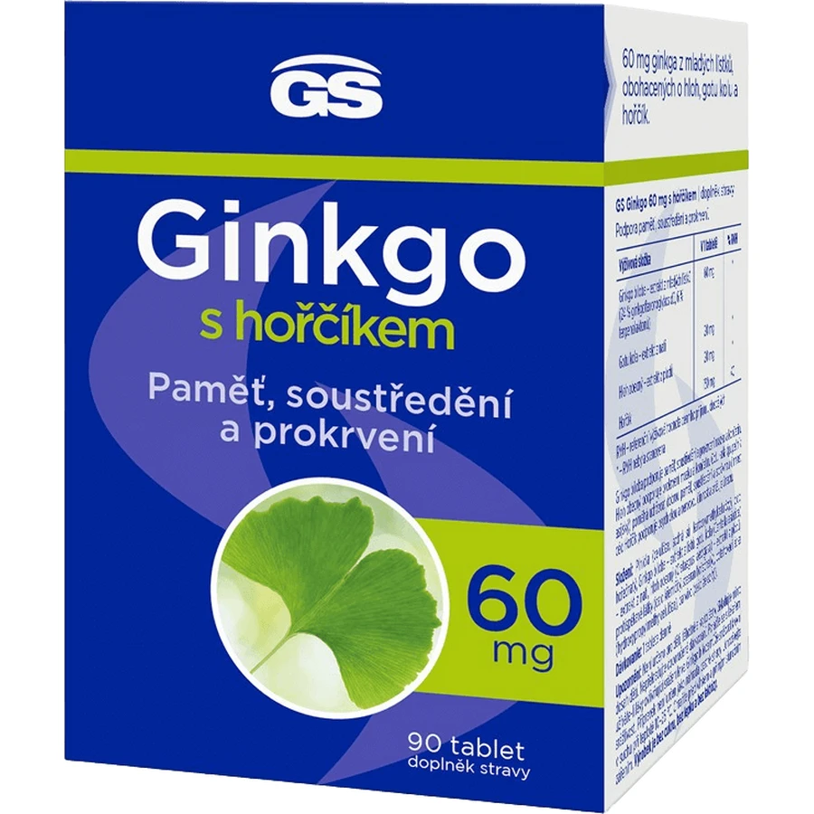 GS Гінкго 60 мг з магнієм 90 таблеток: ціни та характеристики