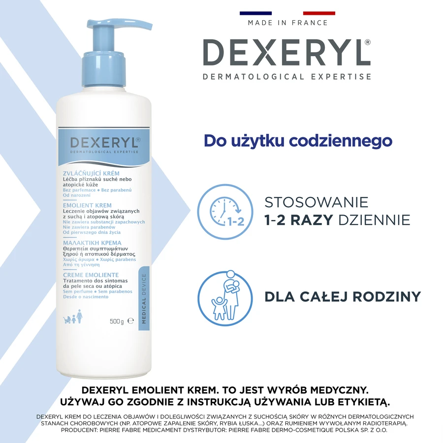 Крем для тела Dexeryl смягчающий, 500 г: цены и характеристики