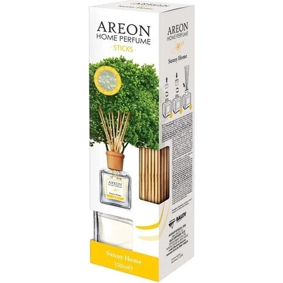 AREON Парфумерні палички Sunny Home 150 мл 1×1 шт, освіжувач повітря: ціни та характеристики
