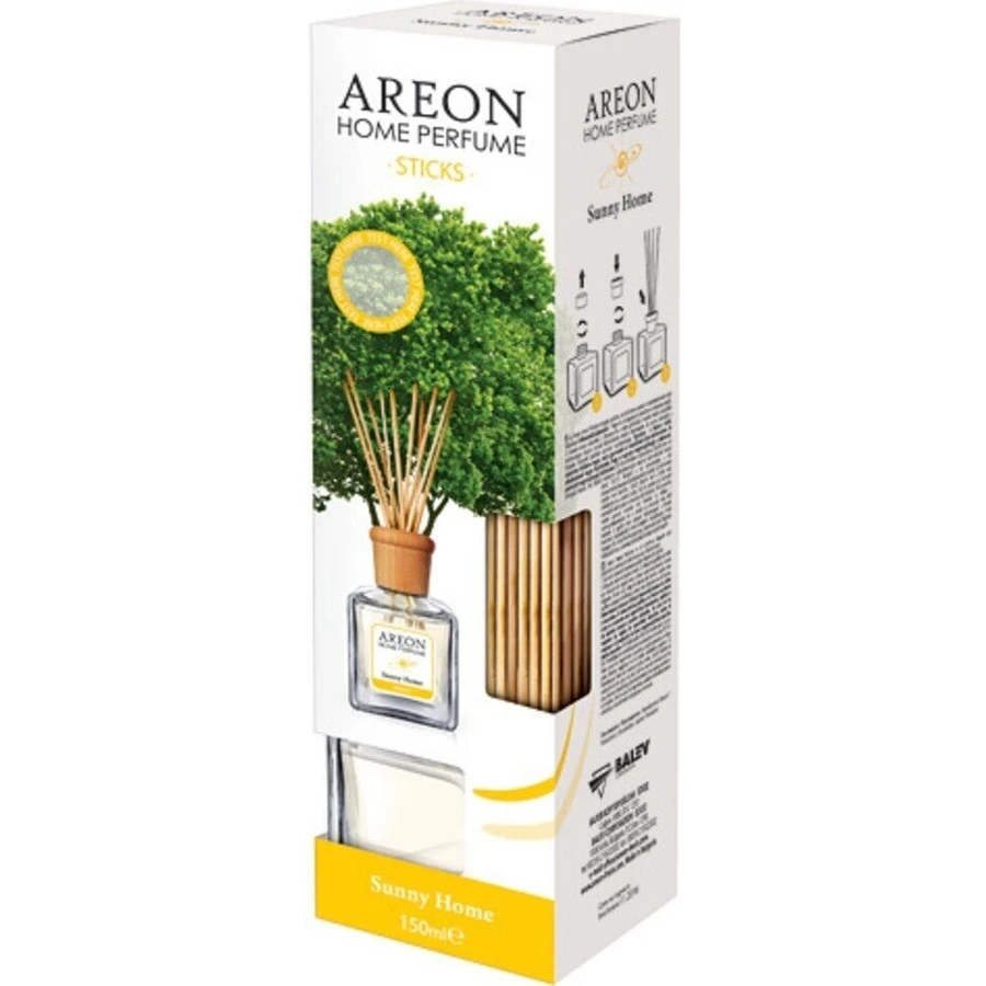 AREON Парфумерні палички Sunny Home 150 мл 1×1 шт, освіжувач повітря: ціни та характеристики