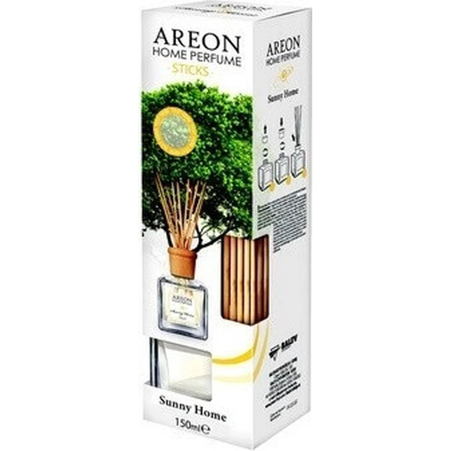 AREON Парфумерні палички Sunny Home 150 мл 1×1 шт, освіжувач повітря: ціни та характеристики
