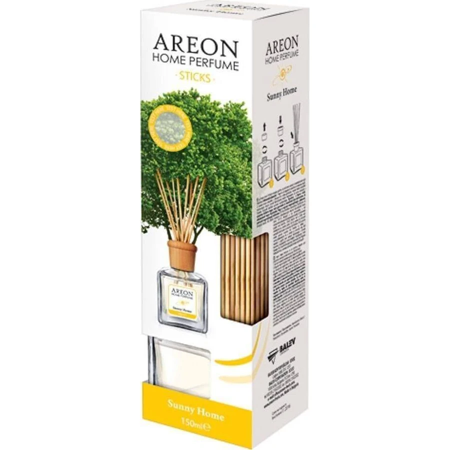 AREON Парфумерні палички Sunny Home 150 мл 1×1 шт, освіжувач повітря: ціни та характеристики