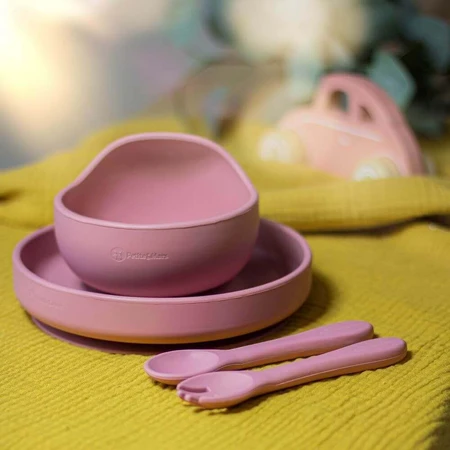 Petite&Mars Силиконовая миска с присоской TAKE&MATCH Dusty Rose 6м+ 350 мл: цены и характеристики