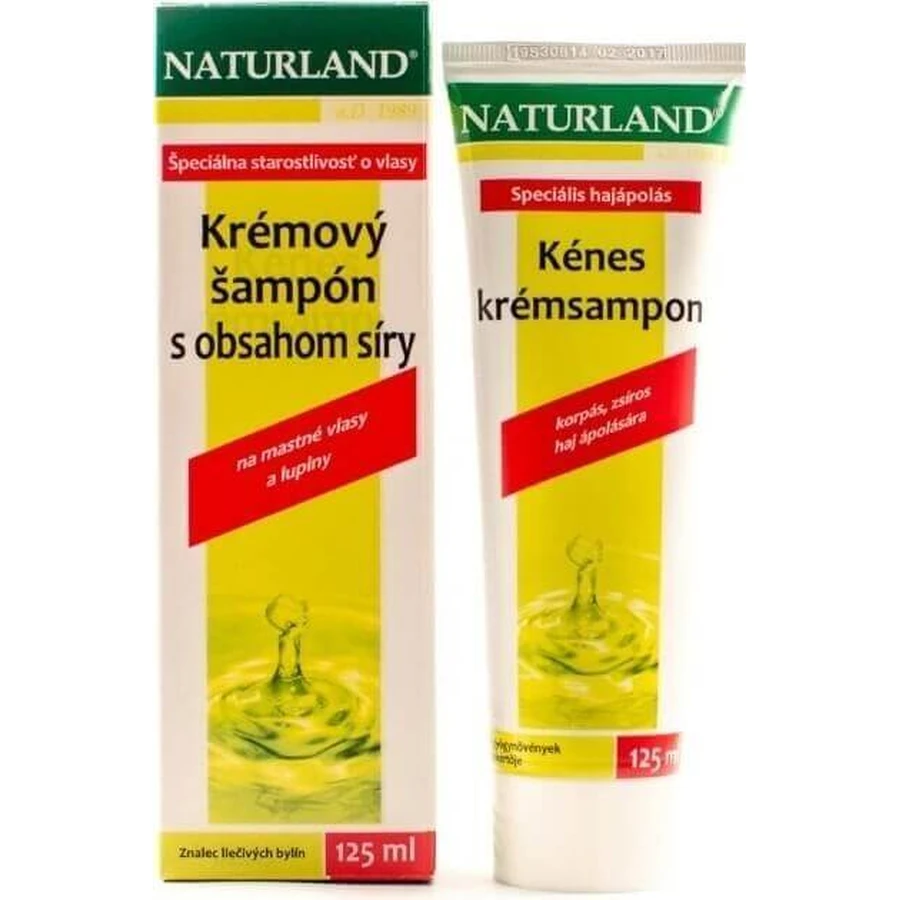 NATURLAND CREAM SHAMPOO З ВМІСТОМ СІРКИ 1×125 мл, шампунь для волосся: ціни та характеристики