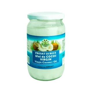 Кокосовое масло холодного отжима, 600 мл, Herbal Sana