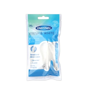 Зубочистки DenTek Fresh&White с зубной нитью, 36 штук