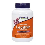 Now Foods Non-GMO Lecithin 1200 мг, лецитин, 100 капсул