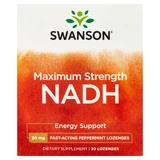 Swanson Maxiumum Сила NADH, міфічний смак, 30 пастилок