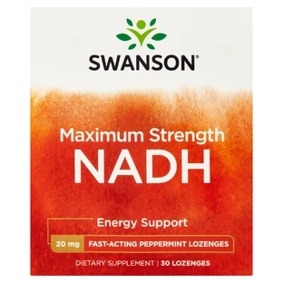 Swanson Maxiumum Strength NADH, мифический вкус, 30 пастилок