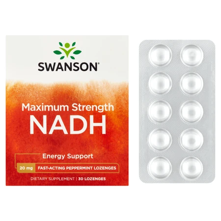 Swanson Maxiumum Strength NADH, мифический вкус, 30 пастилок: цены и характеристики