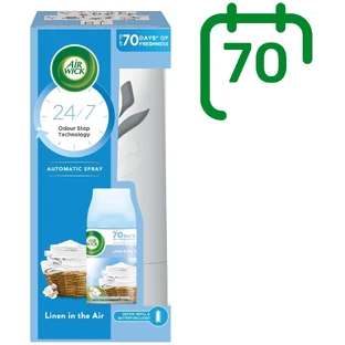 Автоматический диффузор Airwick Freshmatic белый с дозатором Отбеливатель на ветру 250 мл