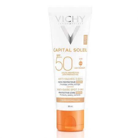 Крем від пігментації Vichy Capital Soleil з SPF 50+, 50 мл: ціни та характеристики