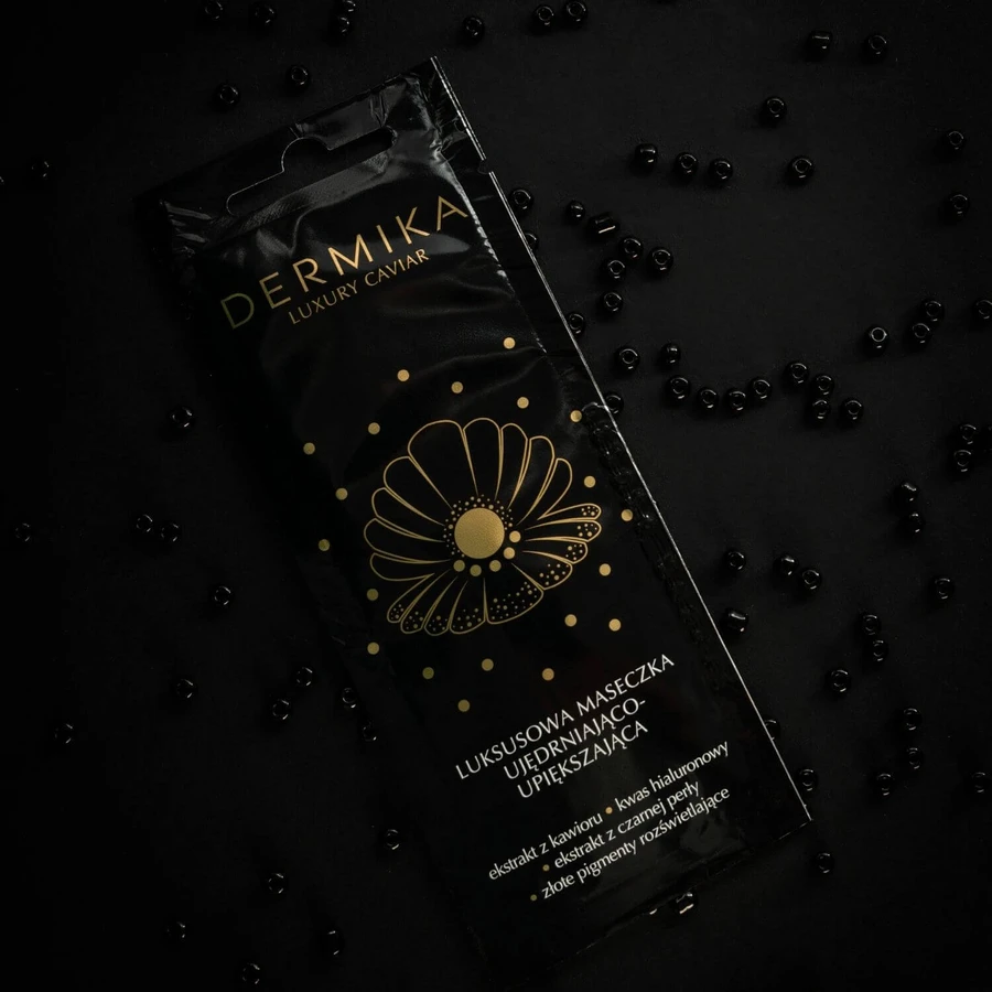 Dermika Luxury Caviar, розкішна підтягуюча маска для обличчя, 10 мл: ціни та характеристики