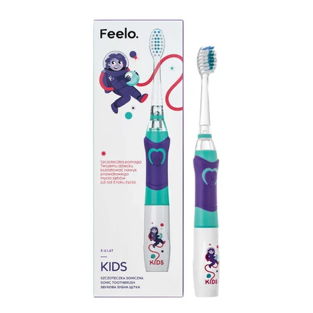 Feelo Kids, звукова зубна щітка для дітей, 3-6 років, 1 шт.: ціни та характеристики