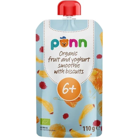 Salvest Põnn BIO Фруктовый смузи с йогуртом и смородиной 110 г: цены и характеристики