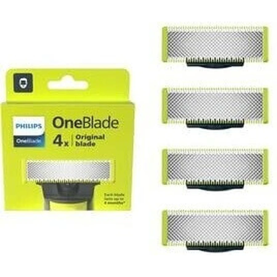 Запасні леза 4 шт для Philips OneBlade QP240/50 1×4 шт, запасні леза: ціни та характеристики