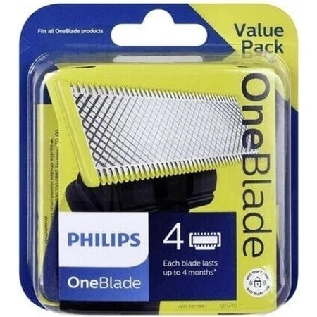 Запасні леза 4 шт для Philips OneBlade QP240/50 1×4 шт, запасні леза: ціни та характеристики
