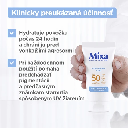 Mixa Невидимий денний крем SPF 50, 50 мл: ціни та характеристики