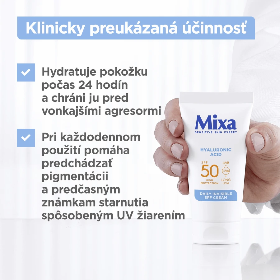 Mixa Невидимий денний крем SPF 50, 50 мл: ціни та характеристики