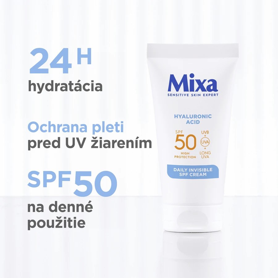 Mixa Невидимий денний крем SPF 50, 50 мл: ціни та характеристики