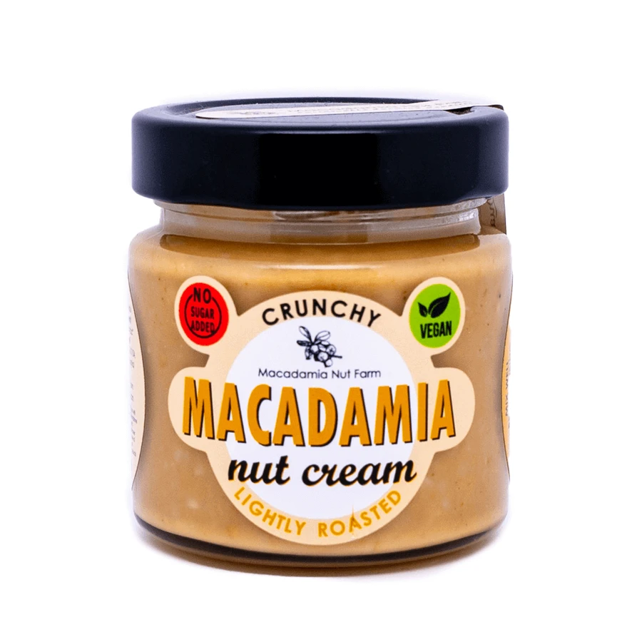 Хрусткий крем з горіхом макадамії - злегка підсмажений, 180 г, Macadamia: ціни та характеристики