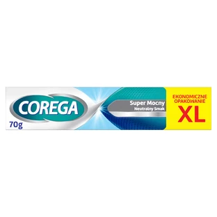 Corega Суперфіксуючий крем для зубних протезів з натуральним смаком, 70 г