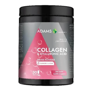 Колаген HA Active Line зі смаком малини розчинний порошок Collagen HA Active Line, 600 г, Adams