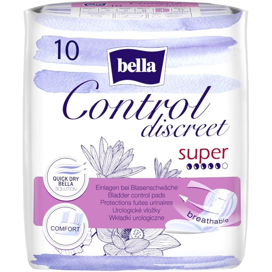 Bella Lady Control Discreet Супер урологические валики 10 шт: цены и характеристики