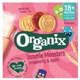 Goodies Печиво з полуницею та яблучним джемом, 64 г, Organix