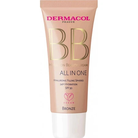 Dermacol BB гіалуроновий крем SPF30 №2 BRONZE 1×30 мл, крем SPF30: ціни та характеристики