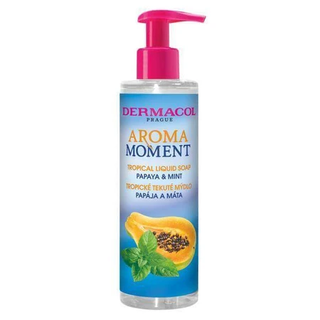 Жидкое мыло Aroma Moment Папайя и мята 1×250 мл, жидкое мыло: цены и характеристики