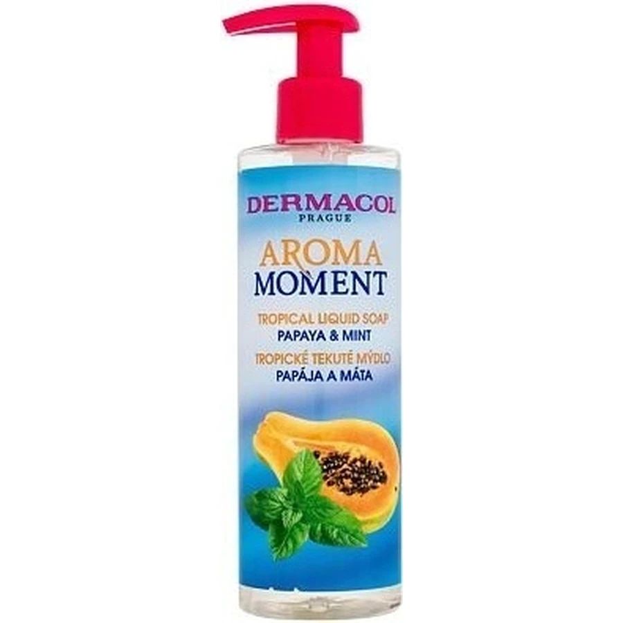 Жидкое мыло Aroma Moment Папайя и мята 1×250 мл, жидкое мыло: цены и характеристики
