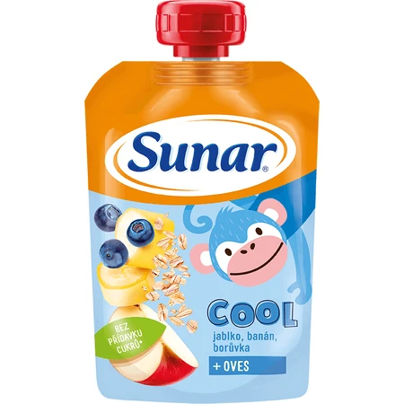 Sunar Cool фруктовые капсулы черника, банан, овсянка 12м+ 110 г: цены и характеристики