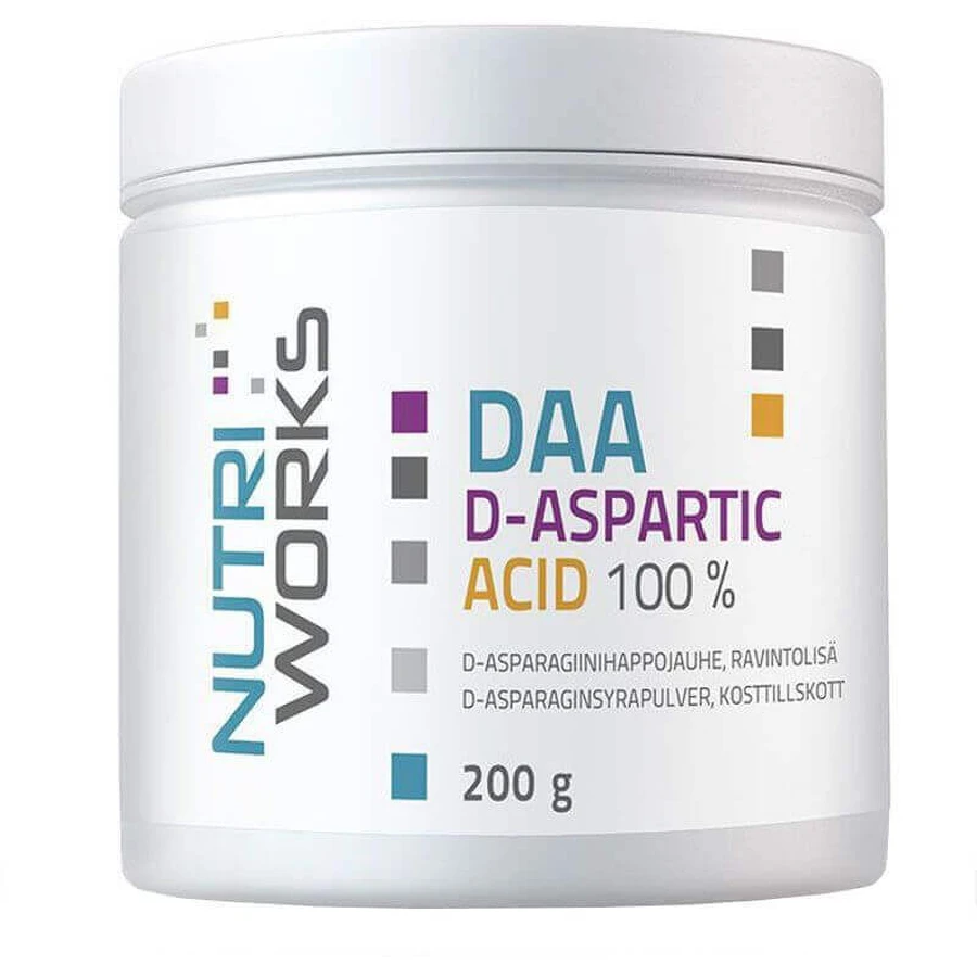 NutriWorks DAA D-Aspartic Acid 200 г: цены и характеристики