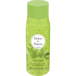 Dolce&Mania Яблучно-зелений скраб-гель, 300 мл