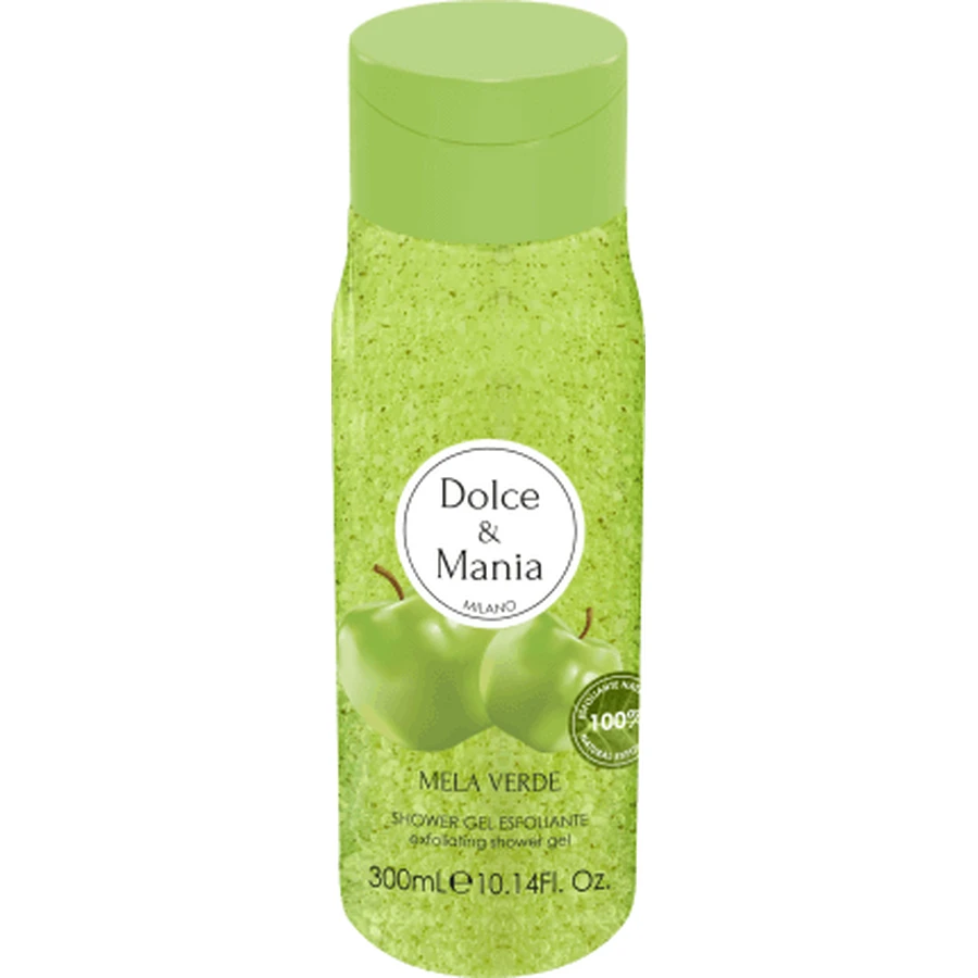 Dolce&Mania Яблучно-зелений скраб-гель, 300 мл: ціни та характеристики