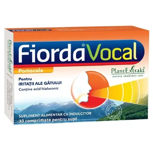 Fiorda Vocal Orange x 30cpr, рослинний екстракт
