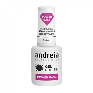 УФ-база для манікюру з гель-лаком Power Base Clear, 10,5 мл, Andreia
