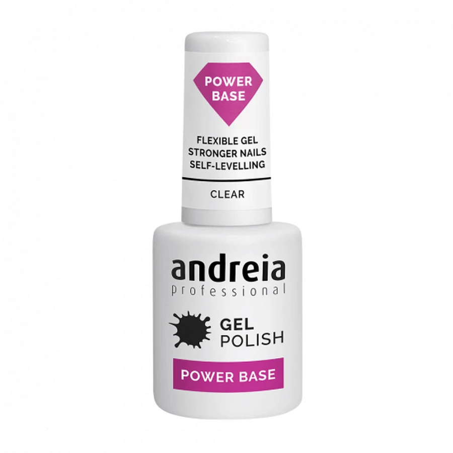 УФ-база для манікюру з гель-лаком Power Base Clear, 10,5 мл, Andreia: ціни та характеристики