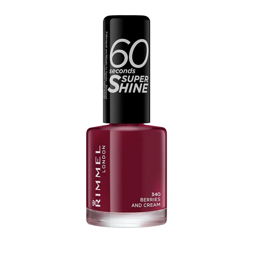 Лак для нігтів 60 Seconds Shine 340 Ягоди та вершки, 8 мл, Rimmel London: ціни та характеристики